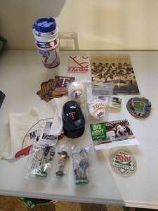 lot 245 image: Minnesota Twins Lot - Stadium, Baseball, Mini Bobbles, Etc