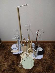 lot 266 image: Huge Lot of Doll Stands