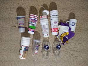 lot 286 image: Large Lot of TwinsVikings Cups & Glasses