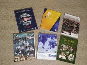 lot 287 image: (6) Hockey MagazinesBooks - Includes Fight On Sioux