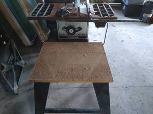 lot 309 image: Craftsmas 10 Table Saw  Extra Table