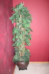 lot 34 image: Large Artificial Bamboo Plant in Decorative Pot