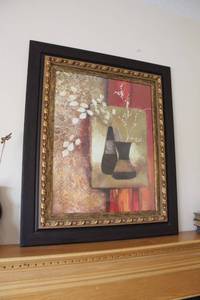 lot 53 image: Abstract Artwork by Sandy Park in Ornate Frame