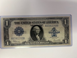 1923 $1 SILVER CERTIFICATE "HORSE BLANKET" GREAT CONDITION-Free Shipping & Insurance
