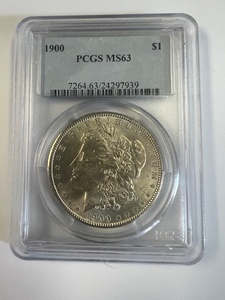 lot 14 image: 1898 Morgan PCGS MS-63-Free Shipping & Insurance