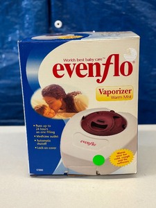 lot 18 image: EvenFlo 67300 Worlds Best Baby Care Vaporizer Warm Mist for Cold, Cough, and Flu with Manual - Good Working Condition