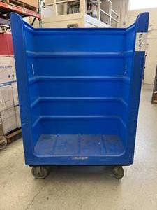 lot 54 image: MSRP $1200 Commercial Bulk Laundry Cart Truck - 1200lb Capacity - Good Condition - No Shelves