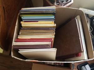 lot 8 image: Box of Vintage Annuals. Mostly Eagles