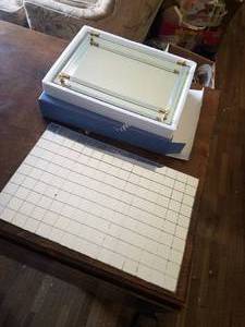 lot 33 image: 2- New Dresser Trays and Mirrored Tray