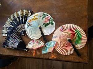 lot 35 image: Selection of Hand Fans