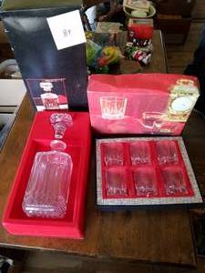 lot 84 image: New Decanter and Glasses in Box