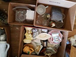 lot 107 image: 3 Boxes of Misc Glass