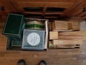 lot 90 image: 2 Boxes of Avon Christmas Items