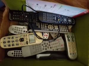 lot 129 image: Box of Remotes
