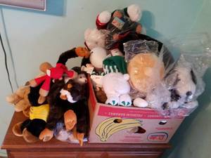lot 157 image: Large Selection of Stuffed Animals