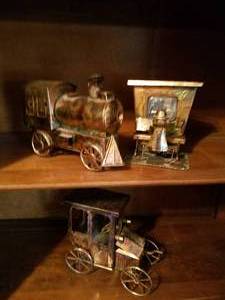 lot 181 image: 3- Metal Music Boxes