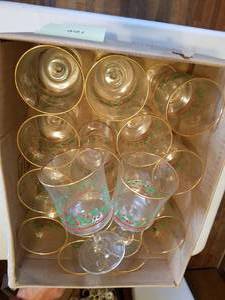 lot 188 image: Set of 16 Christmas Goblets