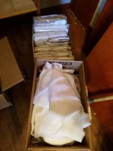 lot 205 image: 2-Boxes of Curtains and Valances