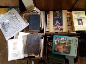 lot 210 image: 4- Boxes of Various Books