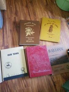 lot 211 image: History Books. Prairie Rose, Stephen, Hallock and Marshall