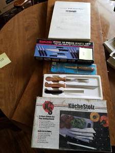 lot 225 image: Knifes and Knife Sets (All Brand New)
