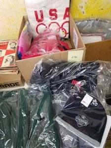 lot 270 image: USA and Olympic Items. All is Brand New