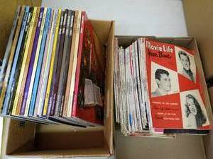 lot 271 image: Vintage Movie Life Magazines and Ideal Books