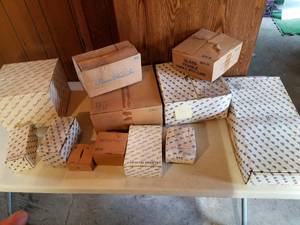 lot 332 image: NOS Princess House Crystal, #053, #087S-50, #805, #805, #843, #449, #074-S, #026, #438, #455, #834, #074 and #829