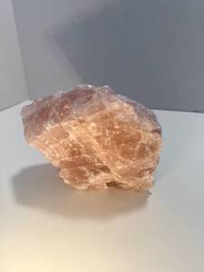 lot 108 image: Beautiful 2-pound natural rose quartz rock.
