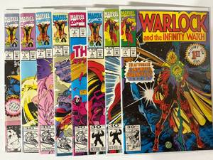 lot 64 image: Warlock and the Infinity Watch Comic Bundle. All comic books are bagged and boarded individually.