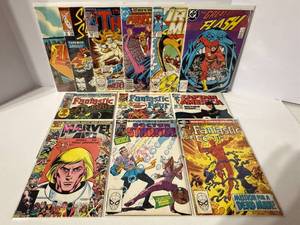 lot 46 image: Vintage Marvel and DC Comics collection. All comic books are bagged and boarded individually.