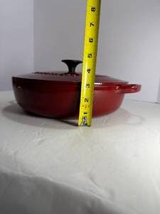 lot 72 image: Le Creuset Signature Enameled Cast Iron Braiser.