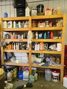 lot 9 image: Entire Contents of Large Shelving Unit