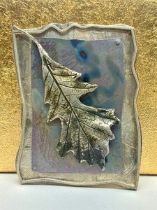 lot 59 image: Gorgeous Large Sculptural Sterling Silver Oak Leaf Brooch - Signed Noel
