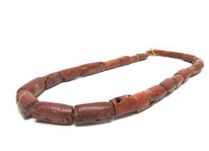 lot 61 image: Old Vintage Handmade African Bauxite Necklace