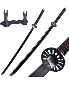 lot 123 image: Brand New Pzoewuesr Tanjiro Demon Slayer 41 Sword with Display Stand and Belt.