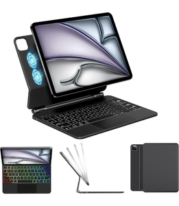 lot 142 image: Brand New Hou Keyboard Case for iPad Pro 12.9 3rd, 4th, 5th, 6th Generation 2018-2022 $89.99 Retail