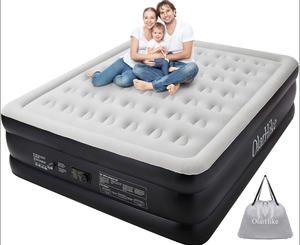 lot 146 image: Brand New OlarHike King Size Inflatable Air Mattress with Built In Pump 18 $93.46 Retail