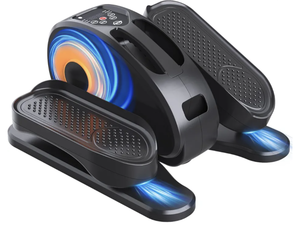 lot 148 image: Brand New Yolid Under Desk Elliptical Machine Leg Exerciser 12 Speeds and Remote Control $94.99 Retail