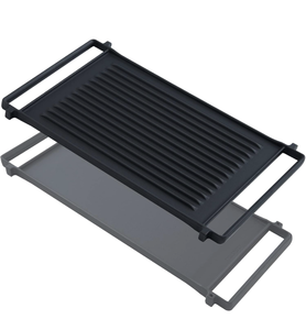 lot 154 image: Brand New Griddle Replacement part for GE Stove Top GE Gas Range Reversible Cast Iron Center Griddle Plate $55.99 Retail