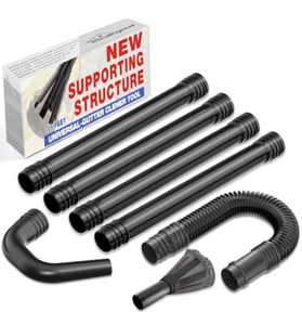 lot 160 image: Brand New Sealegend Universal Leaf Blower Gutter Attachments for Gutter Cleaning $56.99 Retail