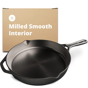 lot 174 image: Brand New Greater Goods Cast Iron Skillet 12 $59.99 Retail