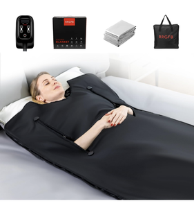 lot 178 image: Brand New RRGFB Infrared Sauna Blanket For Home Relaxation  95-167 Degrees 6ft x 2.95ft $179.99 Retail