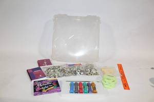 lot 31 image: Assorted Art and Craft Supplies with Notebooks and Markers