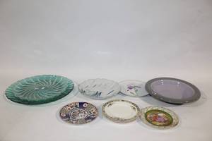 lot 37 image: Collection of 10 Decorative Plates and Platters