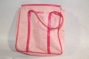 lot 78 image: Clinique Pink Tote Bag with Shoulder Straps