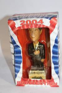 lot 84 image: 2004 John Kerry Bobblection Figure in Box