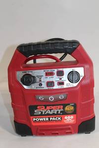 lot B-112 image: Super Start AGM Portable 12 Volt Power Pack with Charger