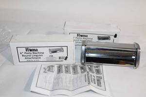 lot 116 image: Roma 6 Inch Pasta Machine Round Linguini Attachment