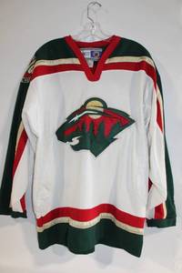 lot B-118 image: Minnesota Wild CCM Official Licensed Jersey - Size Large
